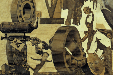 A lot of modernist elements and heads floating around.