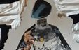 Collage composed of different textures forming a human figure. Collage composed of different textures forming a human figure.