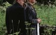 Film still from Andrei Tarkovsky’s Stalker, showing the three main characters in an overgrown, wild garden. Film still from Andrei Tarkovsky’s Stalker, showing the three main characters in an overgrown, wild garden.